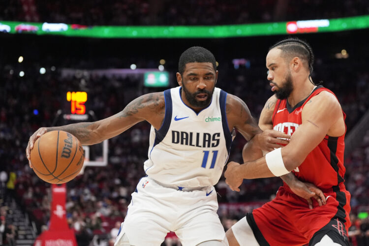 Mavericks guard Kyrie Irving out due to bulging disk in his back, no timeline for return